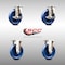 Service Caster 5 Inch 316SS Solid Polyurethane Swivel Top Plate Caster Brake 2 Rigid SCC, 2PK SCC-SS31620S514-SPUS-TLB-2-R-2 - alternate 5
